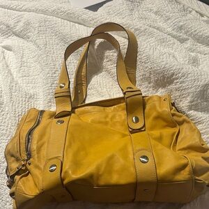 Elegant Yellow Shoulder Bag